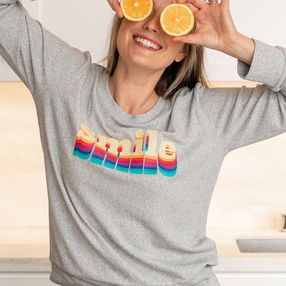 Hello Mello Smile Best Day Ever Collection Sweater - Picture 1 of 11